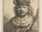【剣掲げるレンブラント　Rembrandt with Raised Sabre】オランダ‐バロック時代画家‐レンブラント・ファン・レイン（Rembrandt van Rijn）