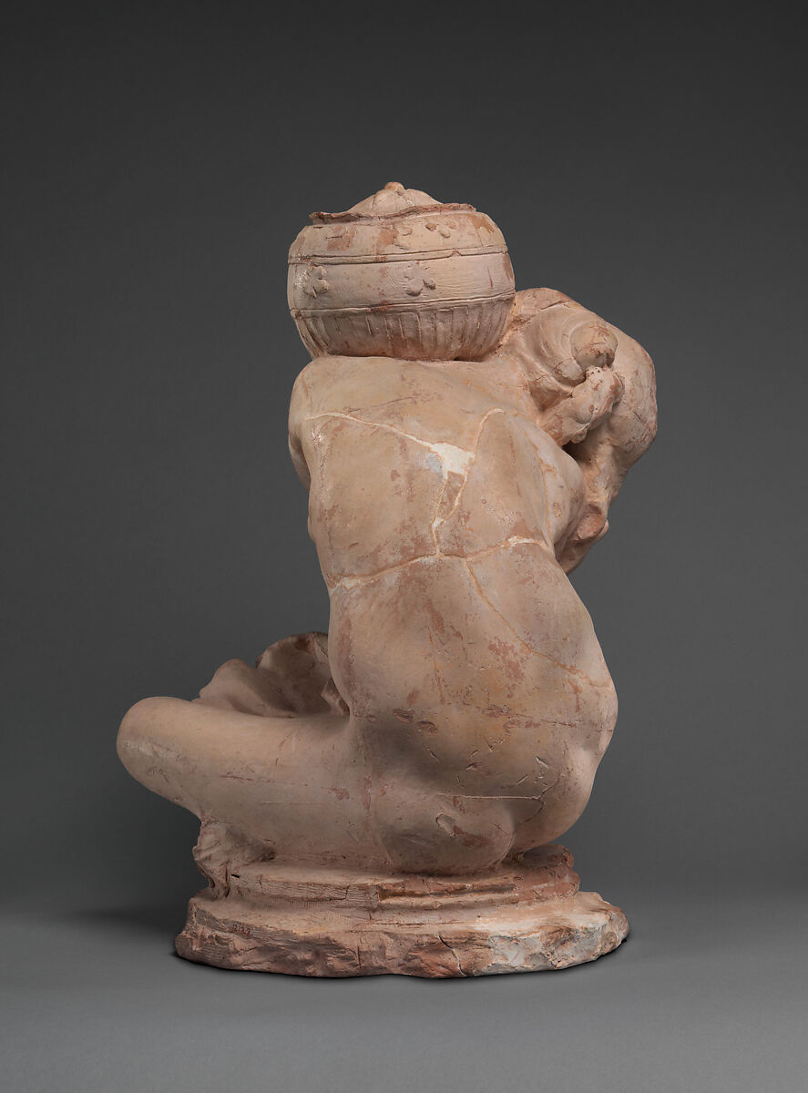 【崩れたキャリアティド（女像の柱の彫刻）壺運ぶ　Fallen Caryatid Carrying an Urn】フランス彫刻家‐オーギュスト・ロダン（Auguste Rodin）