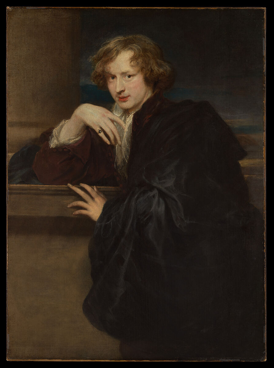 【自画像　Self-Portrait】フランドル‐バロック期‐アンソニー・ヴァン・ダイク（Anthony van Dyck）