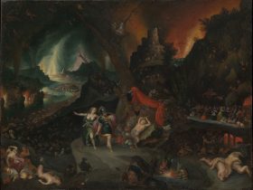 【アエネアスとシビュラの冥界訪問　 Aeneas and the Sibyl in the Underworld】フランドル画家‐ヤン・ブリューゲル・ユンガー（Jan Brueghel the Younger）