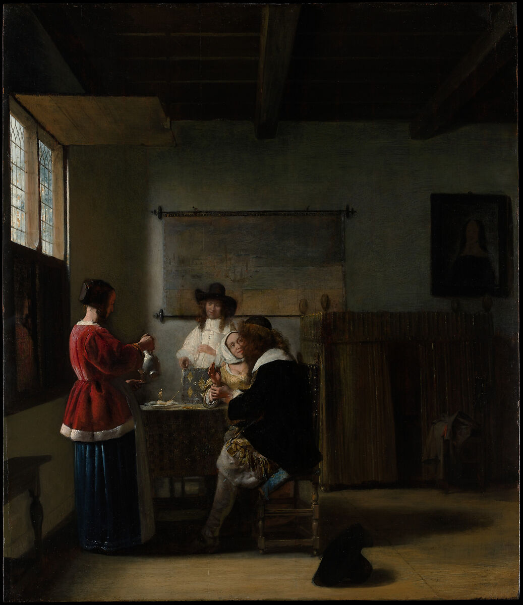 【訪問　The Visit】オランダ‐風俗画家‐ピーター・デ・ホッホ（Pieter de Hooch）
