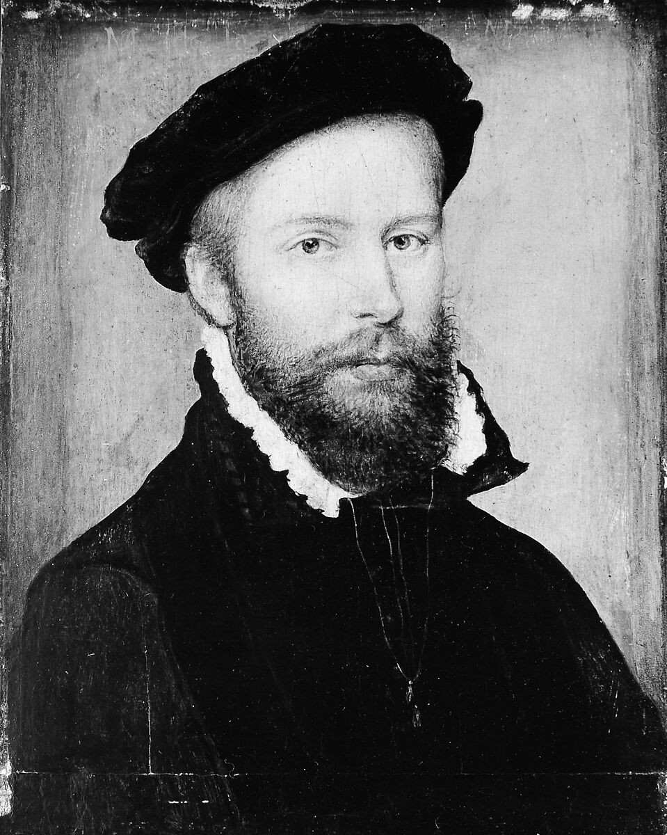 【男性の肖像　Portrait of a Man】オランダ‐ルネサンス期‐肖像画家‐コルネイユ・ド・リヨン（Corneille de Lyon）