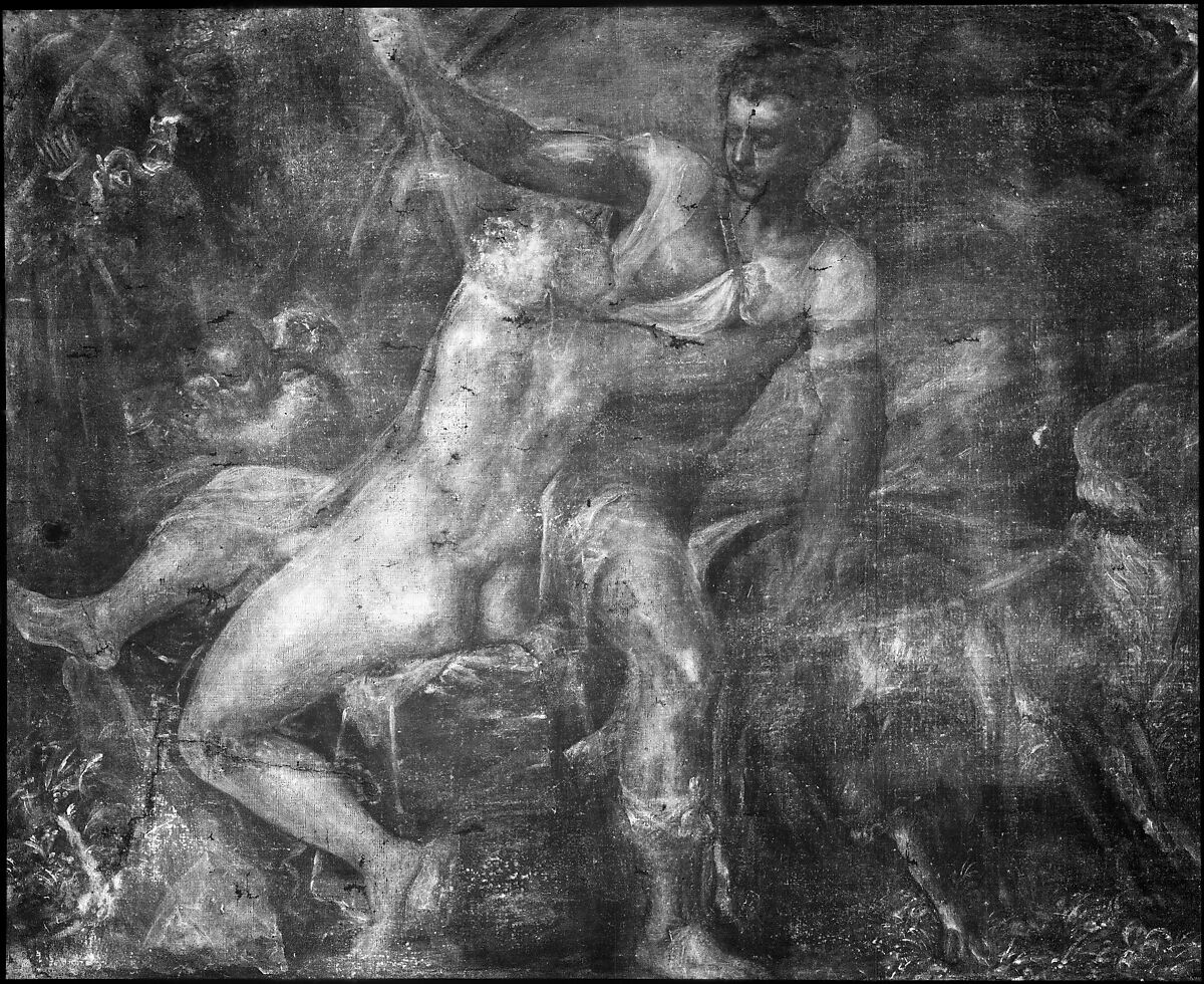 【ヴィーナスとアドニス　Venus and Adonis】イタリア‐ルネサンス期画家ティツィアーノ（Titian）