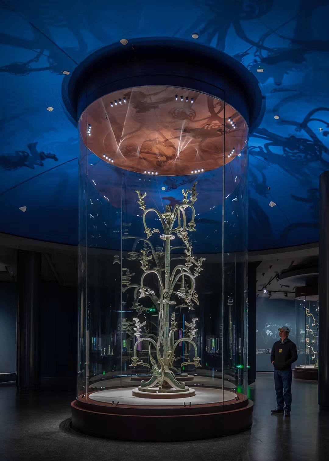 青銅神樹三星堆博物館広漢市徳陽市四川省撮影ZhangYan