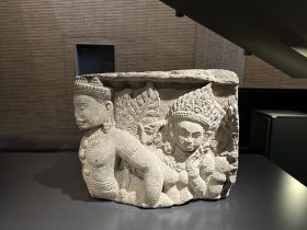 【浮彫人物像】カンボジア、ピミアナカス－アンコール時代－常設展－東京国立博物館－東洋館