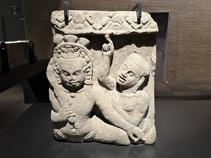 【浮彫人物像】カンボジア、バイヨン－アンコール時代－常設展－東京国立博物館－東洋館