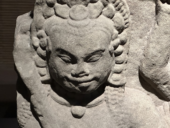 【浮彫人物像】カンボジア、バイヨン－アンコール時代－常設展－東京国立博物館－東洋館