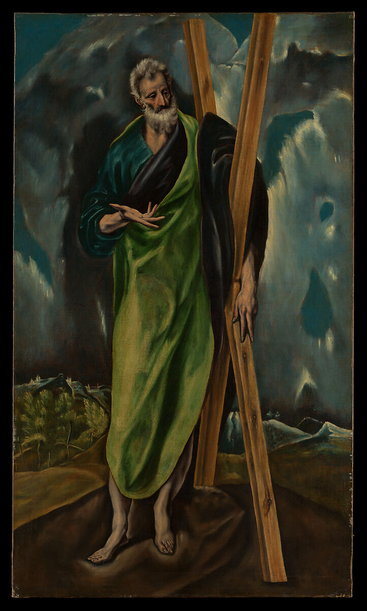 【聖アンドリュー　Saint Andrew】ギリシャ‐スペイン・ルネサンスとバロック時代画家‐エル・グレコ（El Greco）