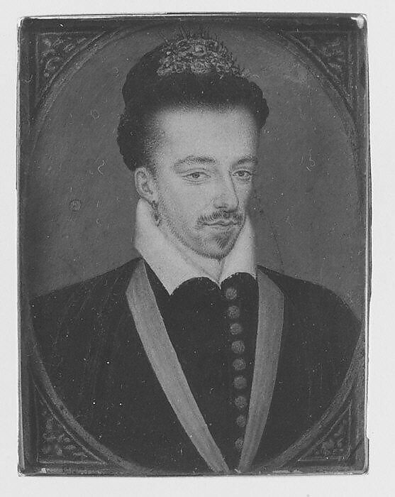 【フランスの国王アンリ3世　Henry III (1551–1589), King of France】フランス‐ルネサンス美術画家‐フランソワ・クルーエ（François Clouet）