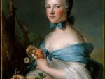 【女性の肖像画　Portrait of a Woman】フランス‐ロココ美術画家‐ジャン＝マルク・ナティエ（Jean-Marc Nattier）