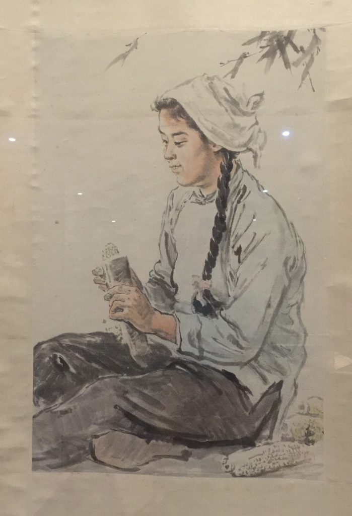 人物図軸-蔣兆和-紙本-近現代-書画館-四川博物院-成都