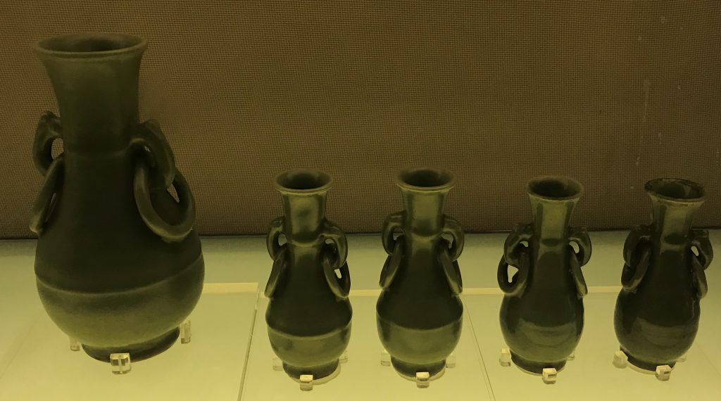 龍泉窯青釉双耳環瓶-明時代-陶瓷館-陶磁館-四川博物院-成都