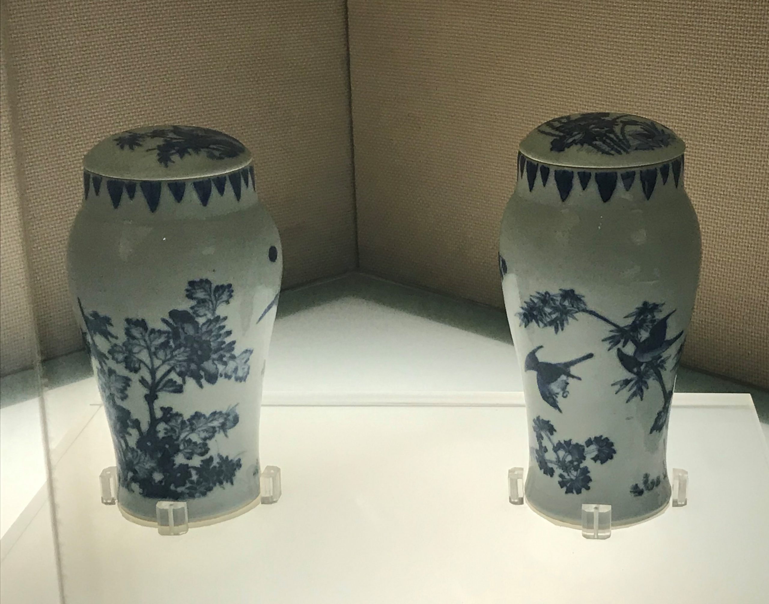 清代の青花磁器、官窯、開片竜紋の花瓶、磁器骨董品コレクション ...