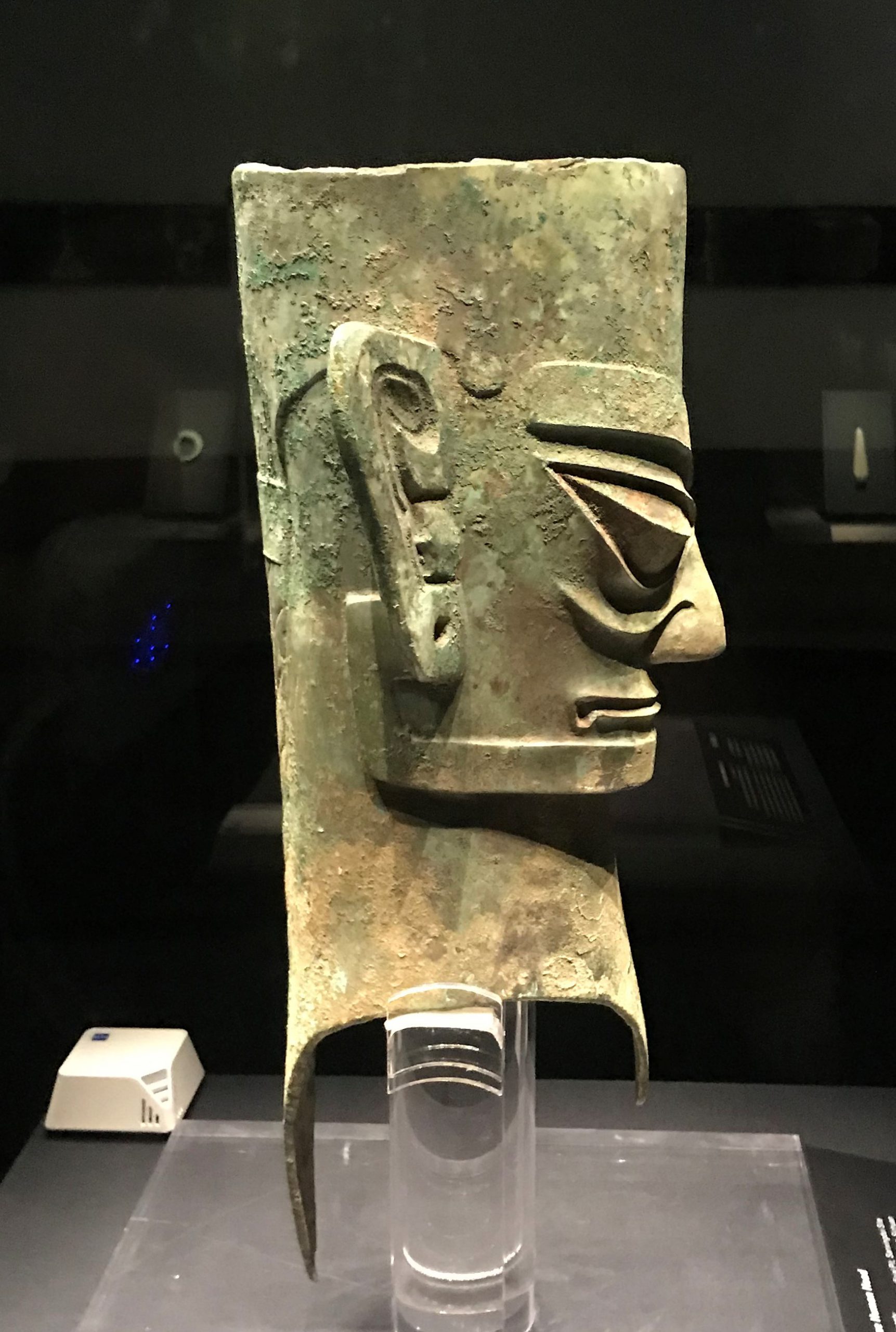 銅人頭像-先秦時代-常設展F２-成都博物館