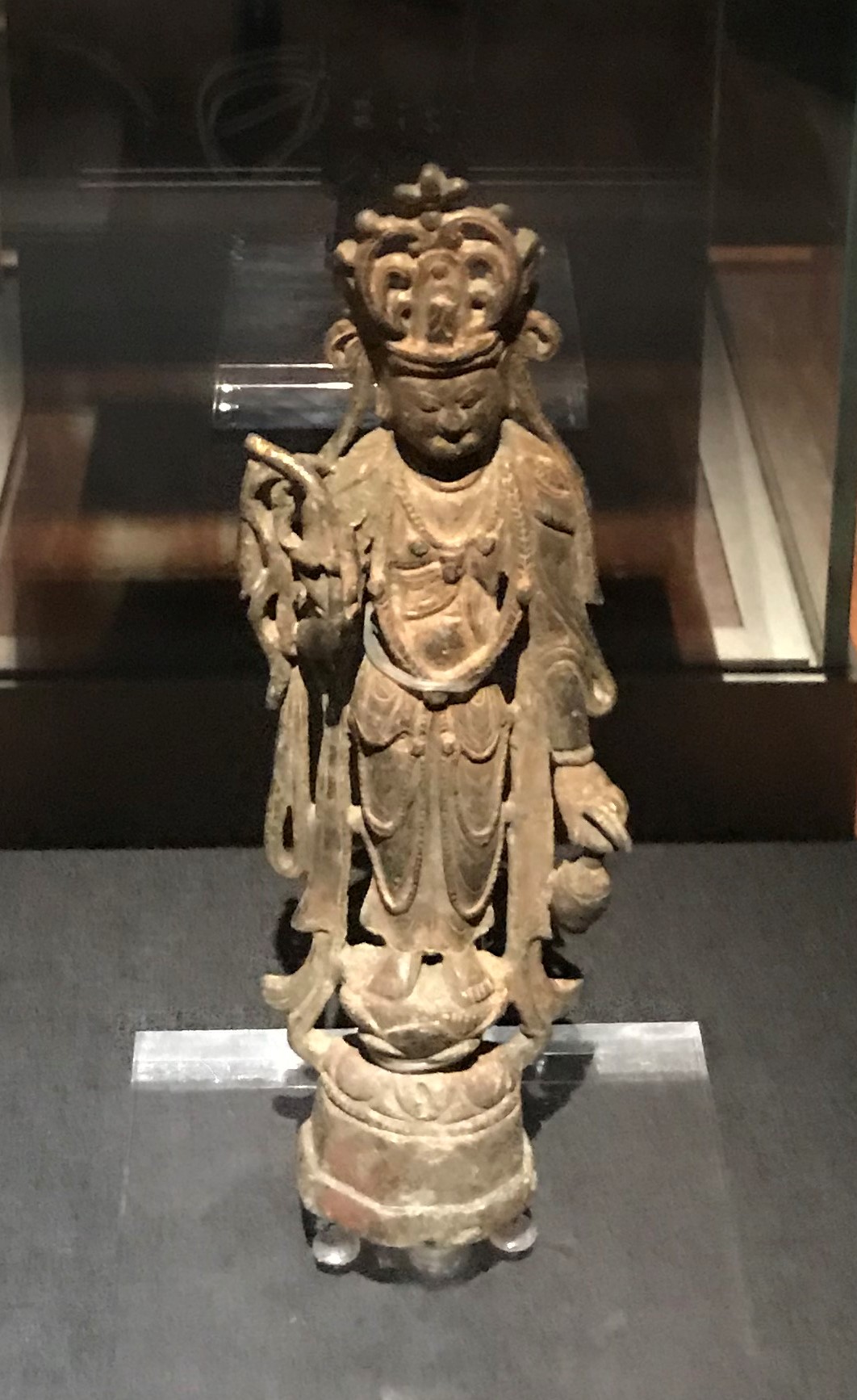 青銅菩薩立像-隋唐五代宋元時代-常設展F３-成都博物館