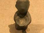 邛窯乳濁藍灰釉抱鉢磁俑-隋唐五代宋元時代-常設展F３-成都博物館