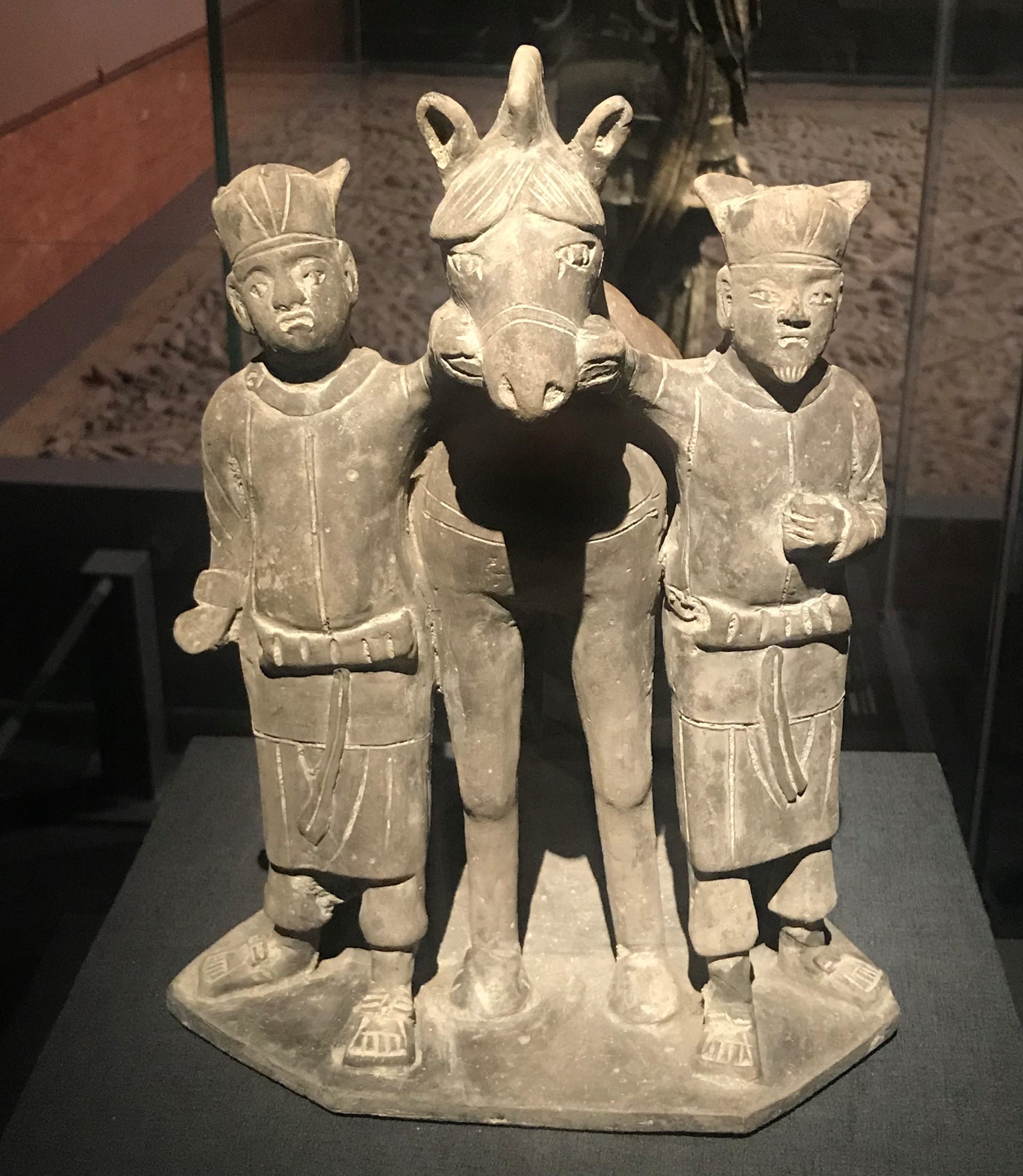 陶牽馬俑-隋唐五代宋元時代-常設展F３-成都博物館