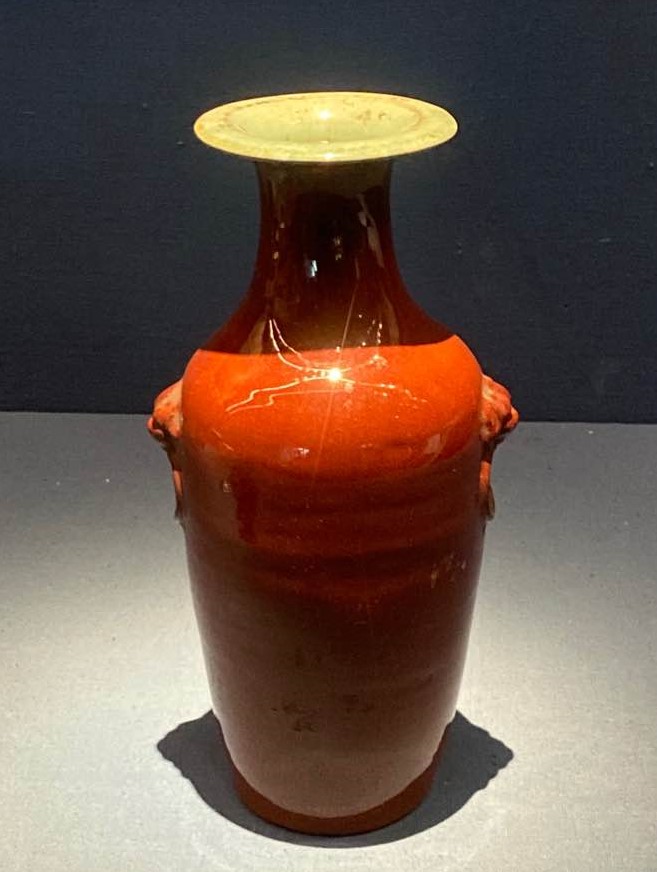 豇豆紅磁瓶-明清時代-常設展F３-成都博物館