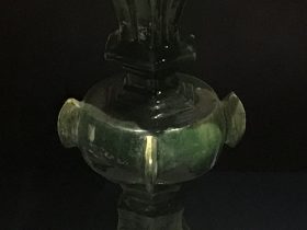 緑釉磁觚-明清時代-常設展F３-成都博物館