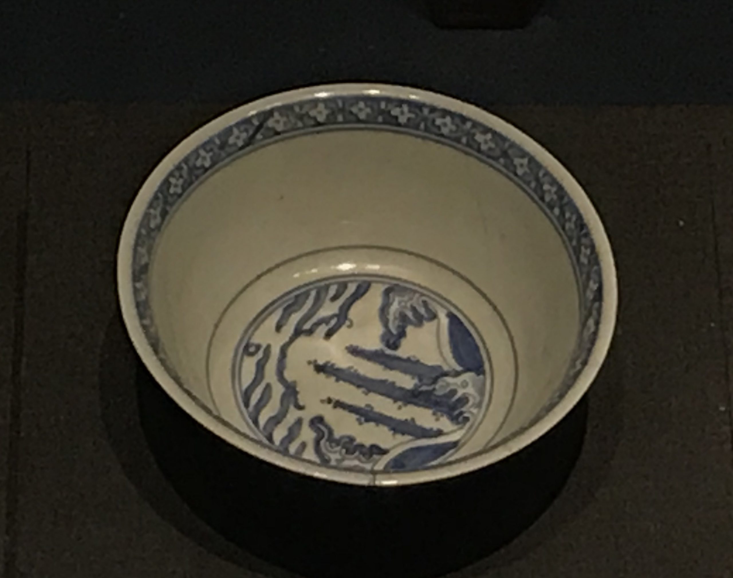 青花嬰戲図磁碗-明清時代-常設展F３-成都博物館
