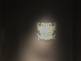 青銅獣面-青銅器館-三星堆博物館-広漢市-徳陽市-四川省