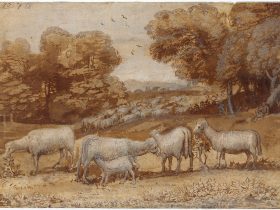 【羊と風景　Landscape with Sheep】フランス‐ロマン主義風景画家‐クロード・ロラン（Claude Lorrain）