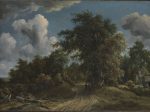 【森の道　Woodland Road】オランダ‐風景画家‐メインダート・ホッベマ（Meyndert Hobbema）