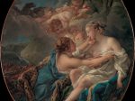 【ユーピテル（ジュピター）、ダイアナの姿をとる、そしてカリスト　Jupiter, in the Guise of Diana, and Callisto】フランス‐ロココ時代‐フランソワ・ブーシェ（François Boucher）