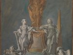 【貴族の像のためのスタディ　Study for a Monument to a Princely Figure】フランス‐ロココ時代‐フランソワ・ブーシェ（François Boucher）