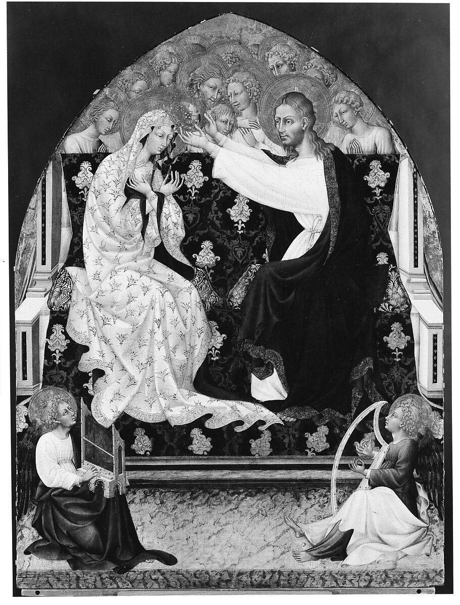 【聖母戴冠　Coronation of the Virgin】イタリア‐ルネサンス期‐ジョヴァンニ・ディ・パオロ・ディ・グラツィア（Giovanni di Paolo di Grazia）