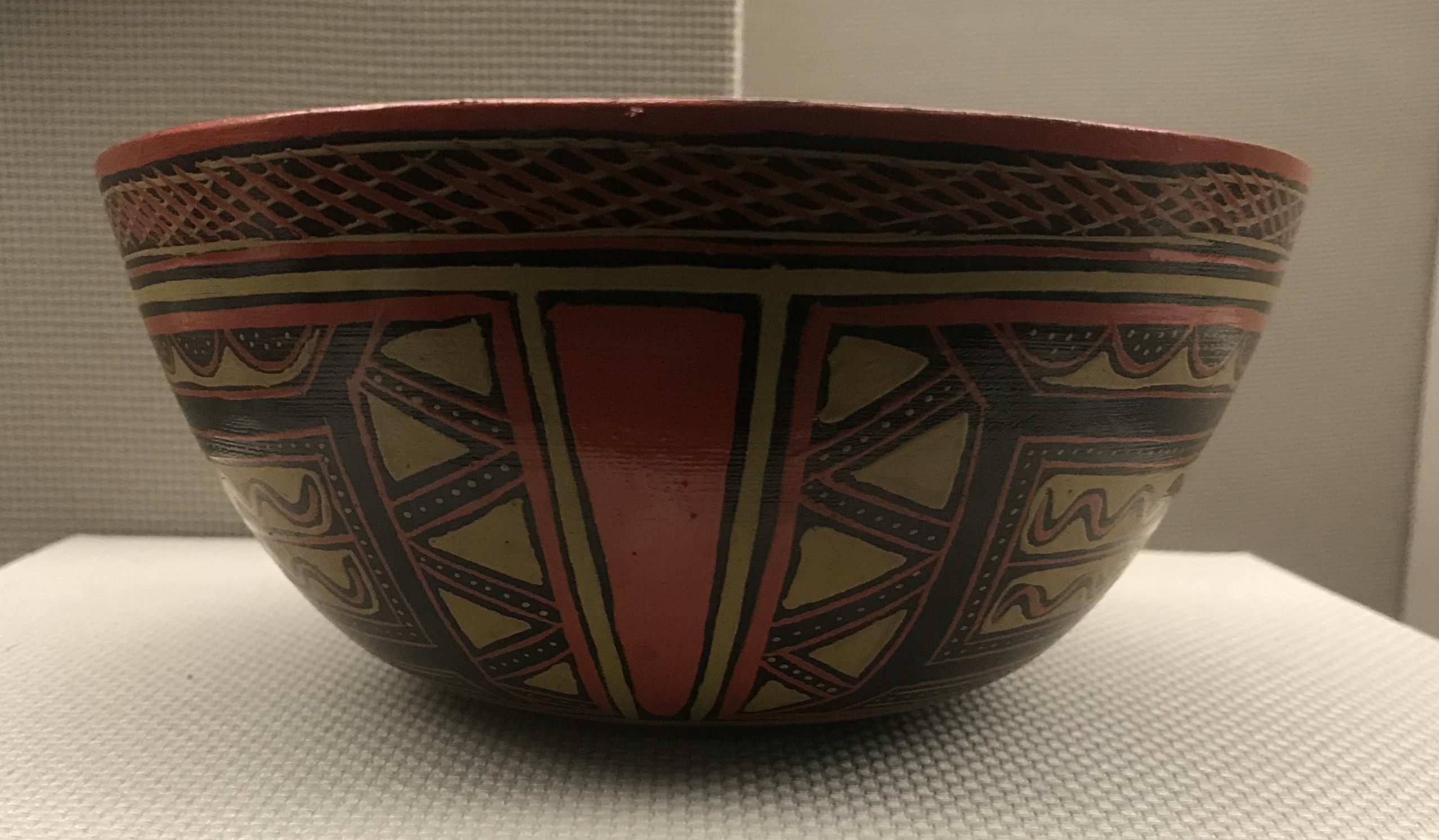彩木碗-彜族漆器-四川民族文物館-四川博物館-成都