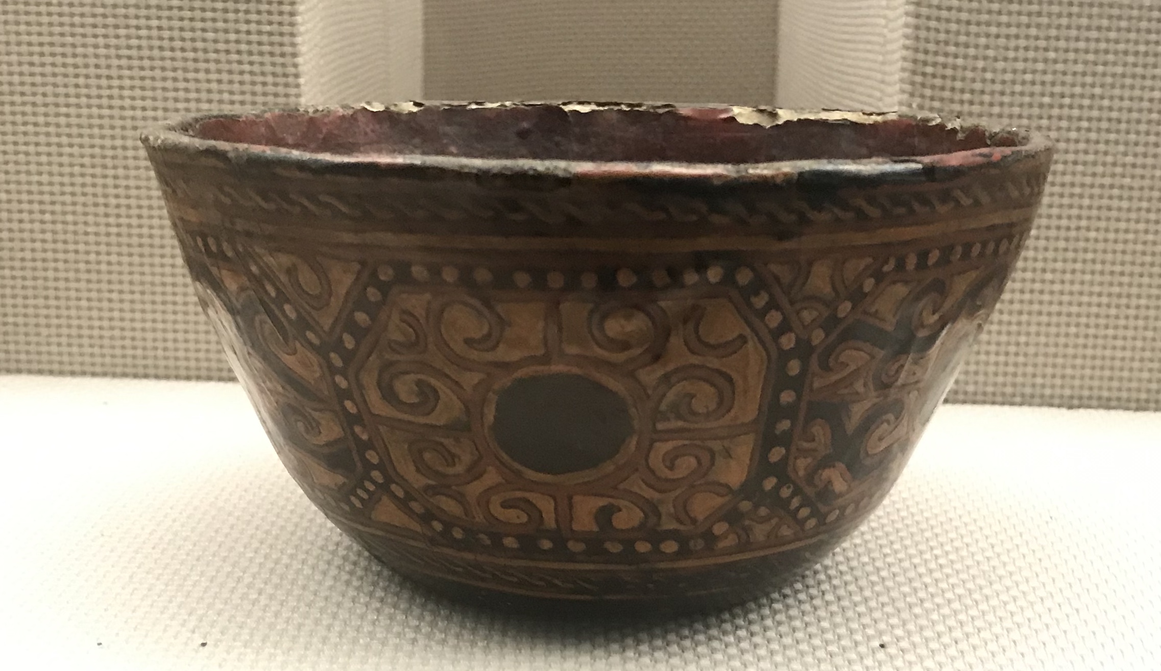 彩皮碗-彜族漆器-四川民族文物館-四川博物館-成都
