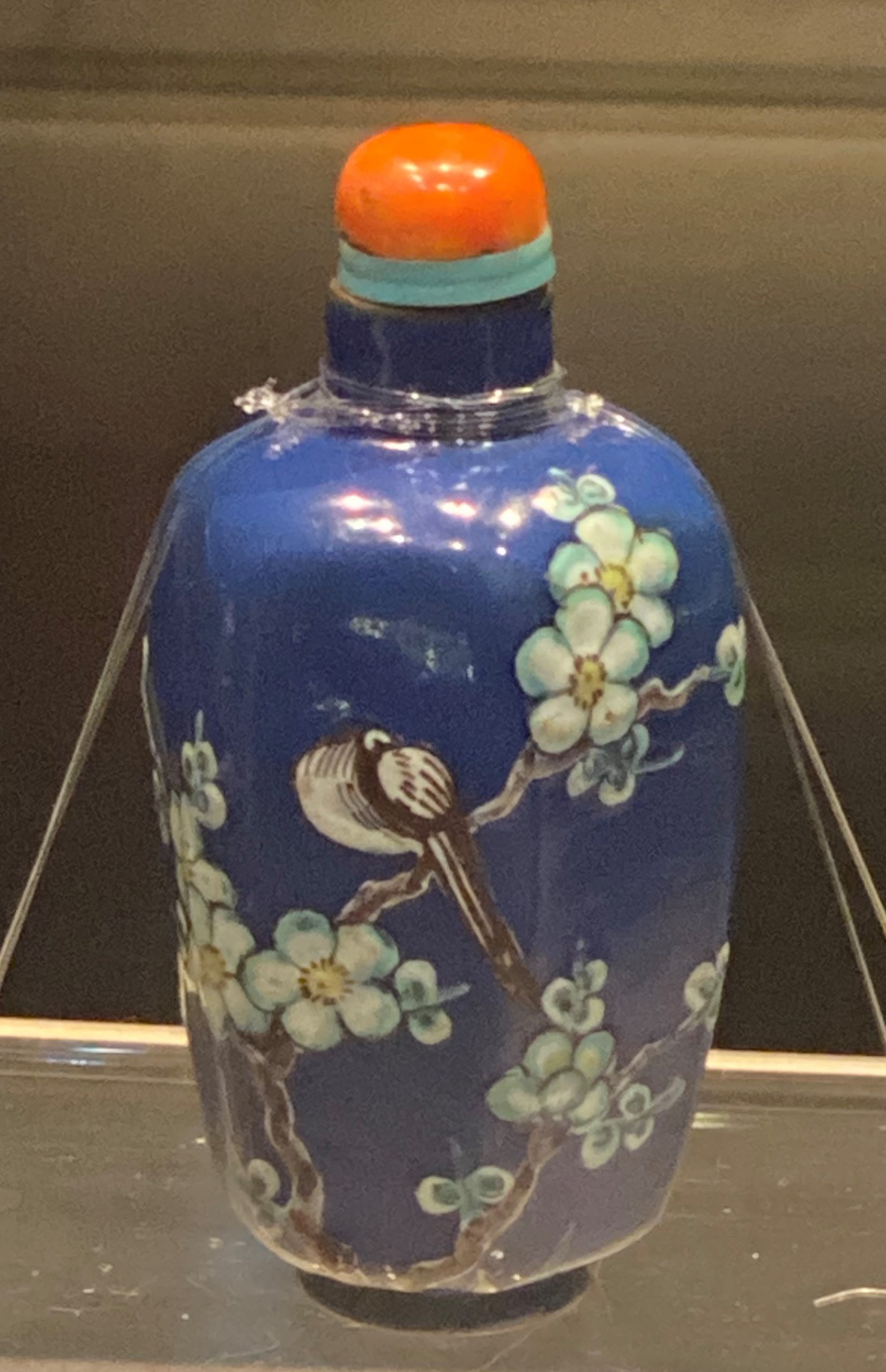 磁胎琺瑯彩六方鼻煙瓶-清時代-工藝美術館-四川博物館-成都