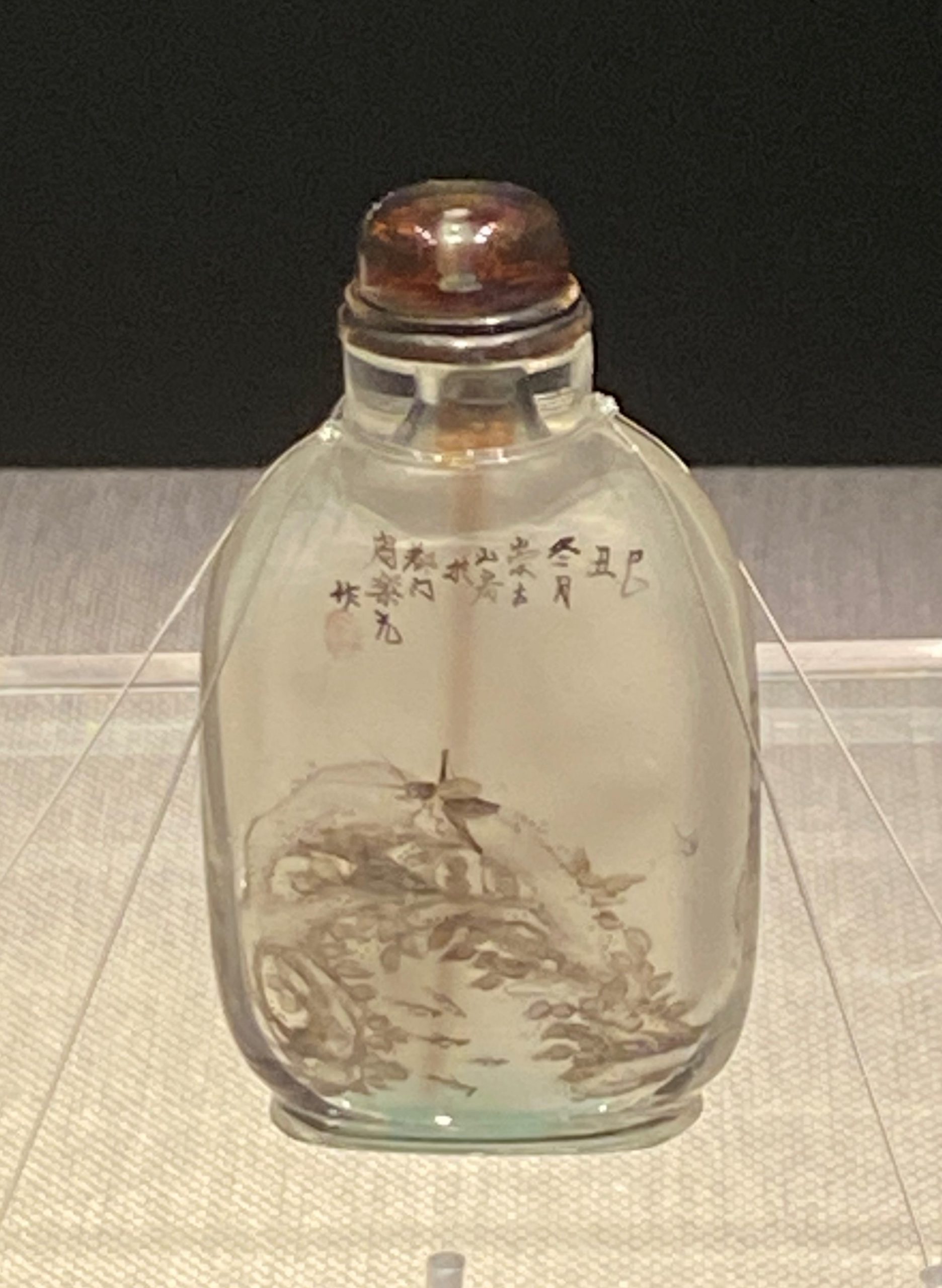 周楽内画ガラス鼻煙瓶-清時代-工藝美術館-四川博物館-成都