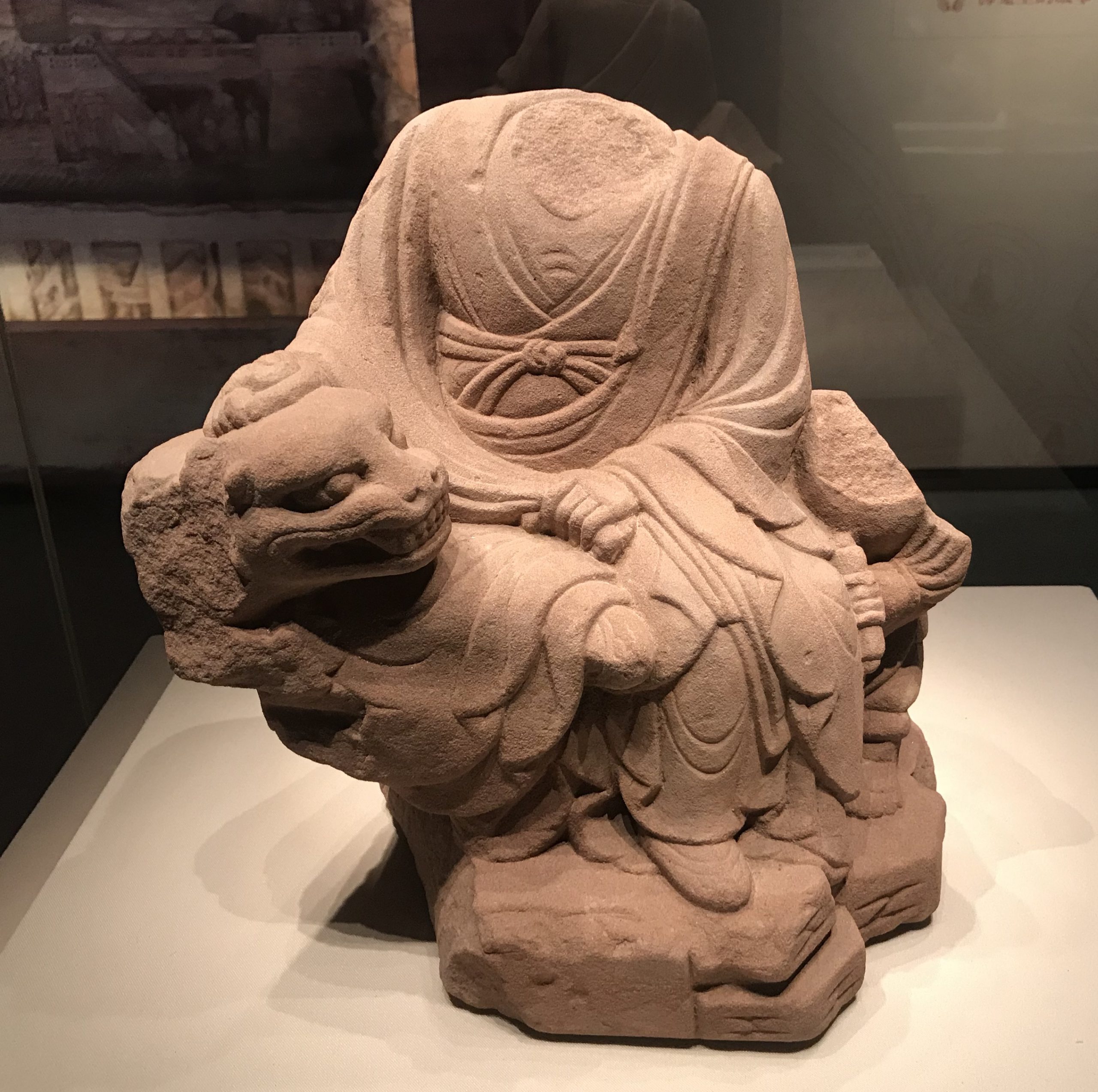 羅漢残像-南宋-天下の大足-大足石刻の発見と継承-金沙遺跡博物館-成都
