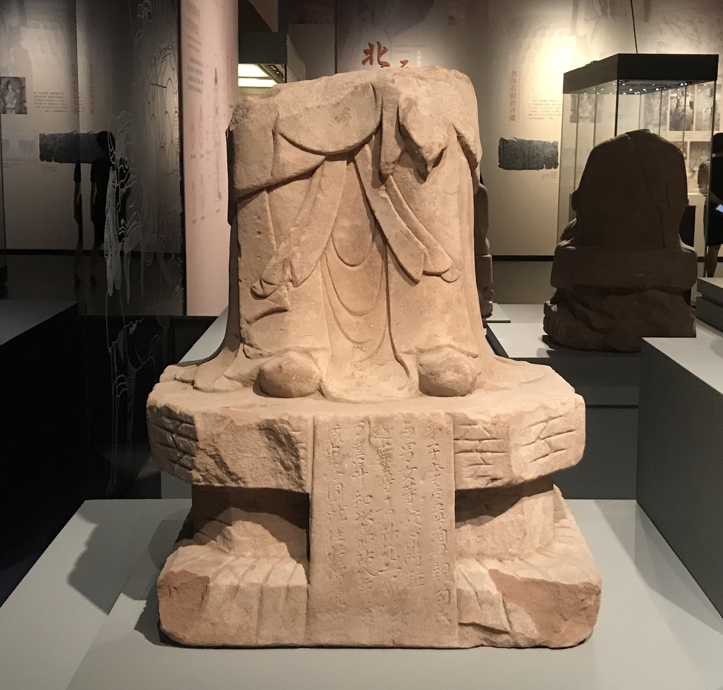 迦葉尊者残像-北宋-天下の大足-大足石刻の発見と継承-金沙遺跡博物館-成都