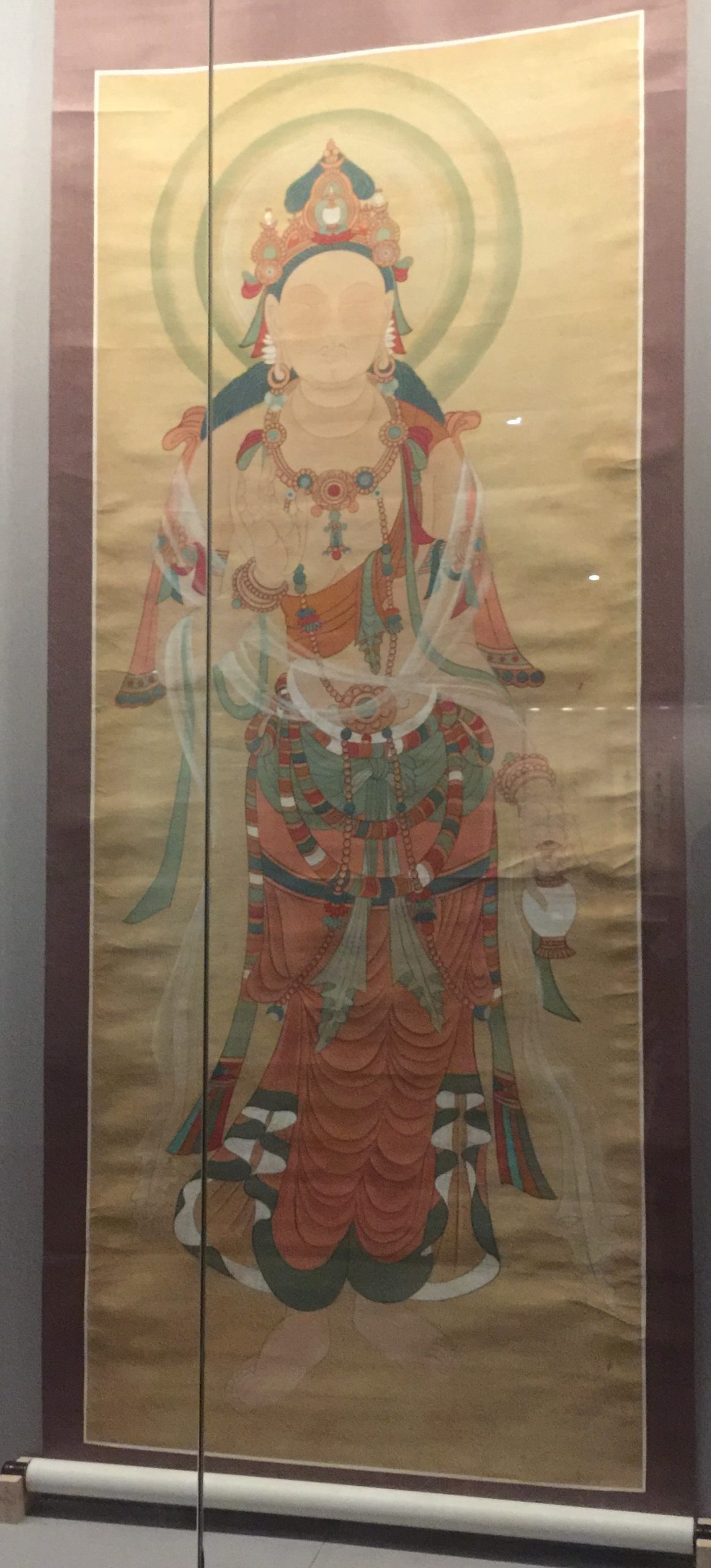臨摹盛唐大士像図軸-張大千芸術館-四川博物院-成都