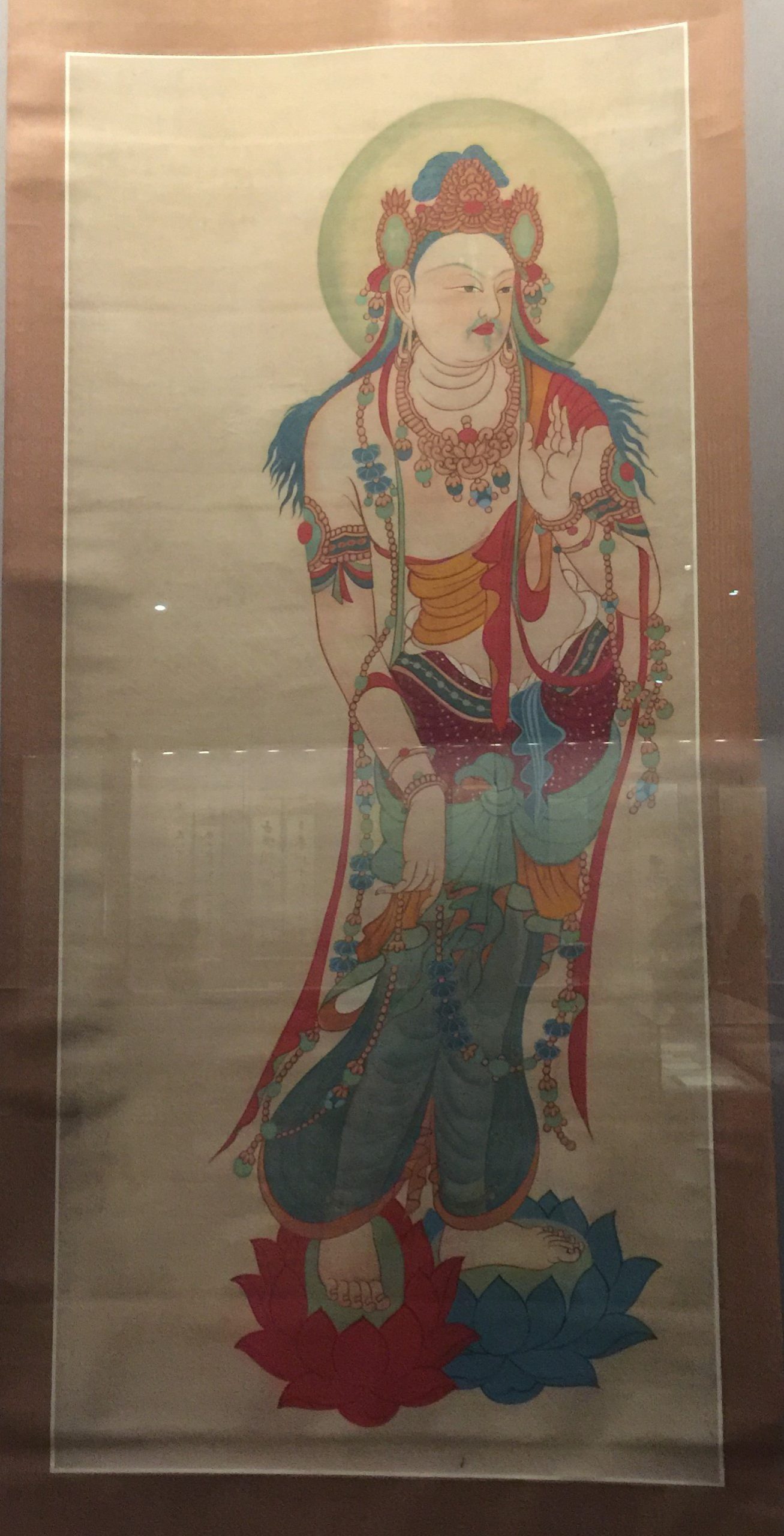 臨摹初唐瓔珞大士図軸-張大千芸術館-四川博物院-成都