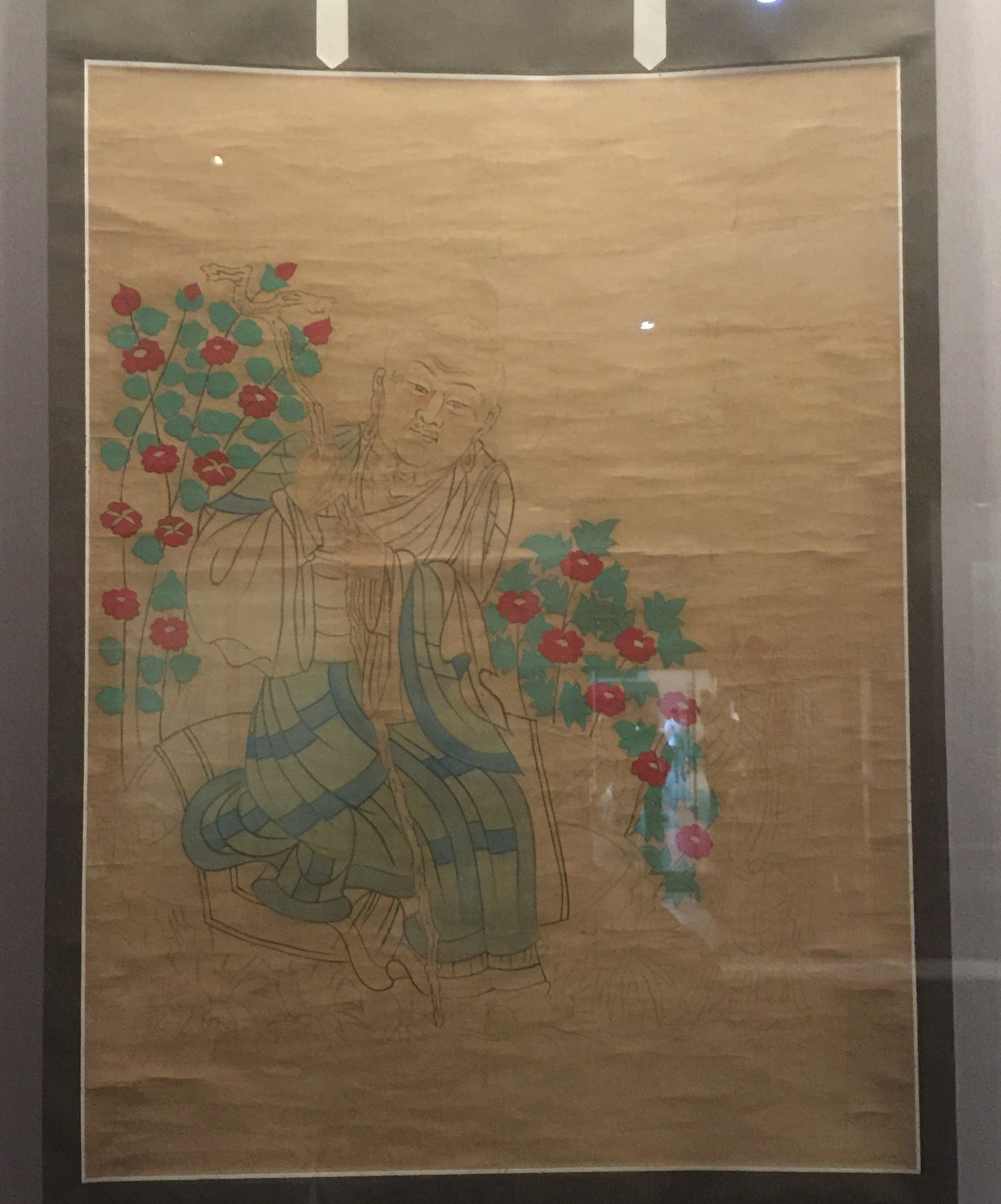 臨摹唐高僧像図軸-張大千芸術館-四川博物院-成都