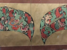 臨摹北魏図案図軸-張大千芸術館-四川博物院-成都