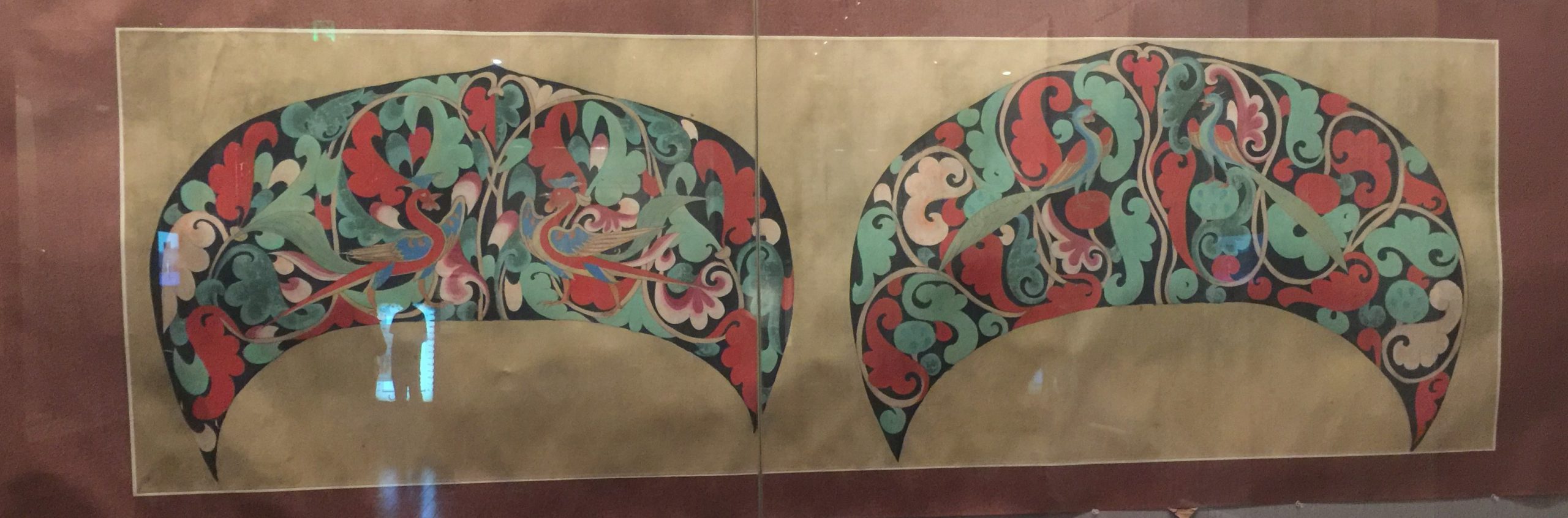 臨摹北魏図案図軸-張大千芸術館-四川博物院-成都