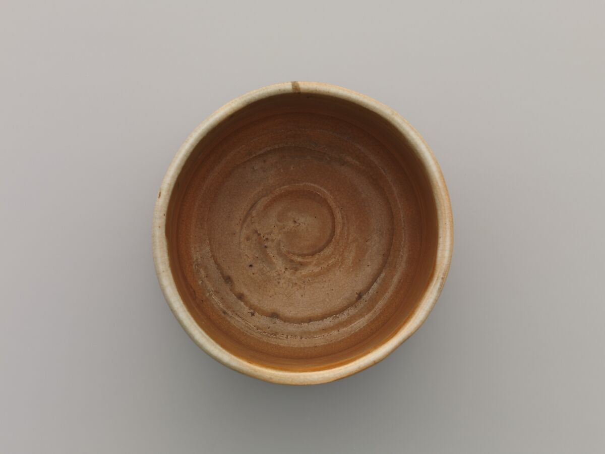 【御本写立鶴文茶碗　 Gohon (Korean-Style) Tea Bowl with Cranes】江戸時代‐京焼き‐清水焼‐清水六兵衛