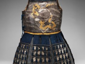 【胴当ておよび脛当て　Cuirass (Armor for the Torso and Hips) and Greaves (Lower Leg Defenses)】江戸時代