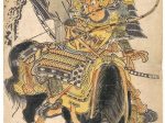 【俳優中室富士郎の騎馬武士　The Actor Nakamuro Tomijuro as a Mounted Warrior】江戸時代‐奥村政信