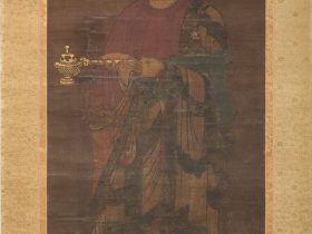 【聖徳太子孝養図　Prince Shōtoku at Age Sixteen】南北朝時代‐鳥羽僧正‐聖徳太子