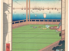 【名所江戸百景 月の岬　Moon Viewing Point】日本‐江戸時代‐歌川広重