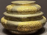 銀鎏金糍粑盒-特別展【七宝玲瓏-ヒマラヤからの芸術珍品】-金沙遺跡博物館-成都