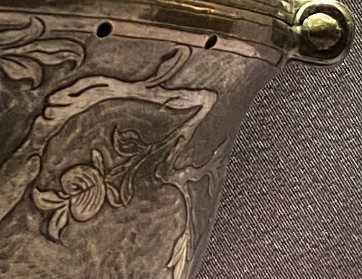 銅鏨花碗套 -特別展【七宝玲瓏-ヒマラヤからの芸術珍品】-金沙遺跡博物館-成都