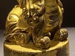 銅鎏金獅印章-特別展【七宝玲瓏-ヒマラヤからの芸術珍品】-金沙遺跡博物館-成都