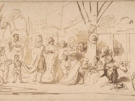 【三博士の礼拝　The Adoration of the Magi】オランダ‐バロック期‐ニコラース・マース（Nicolaes Maes）